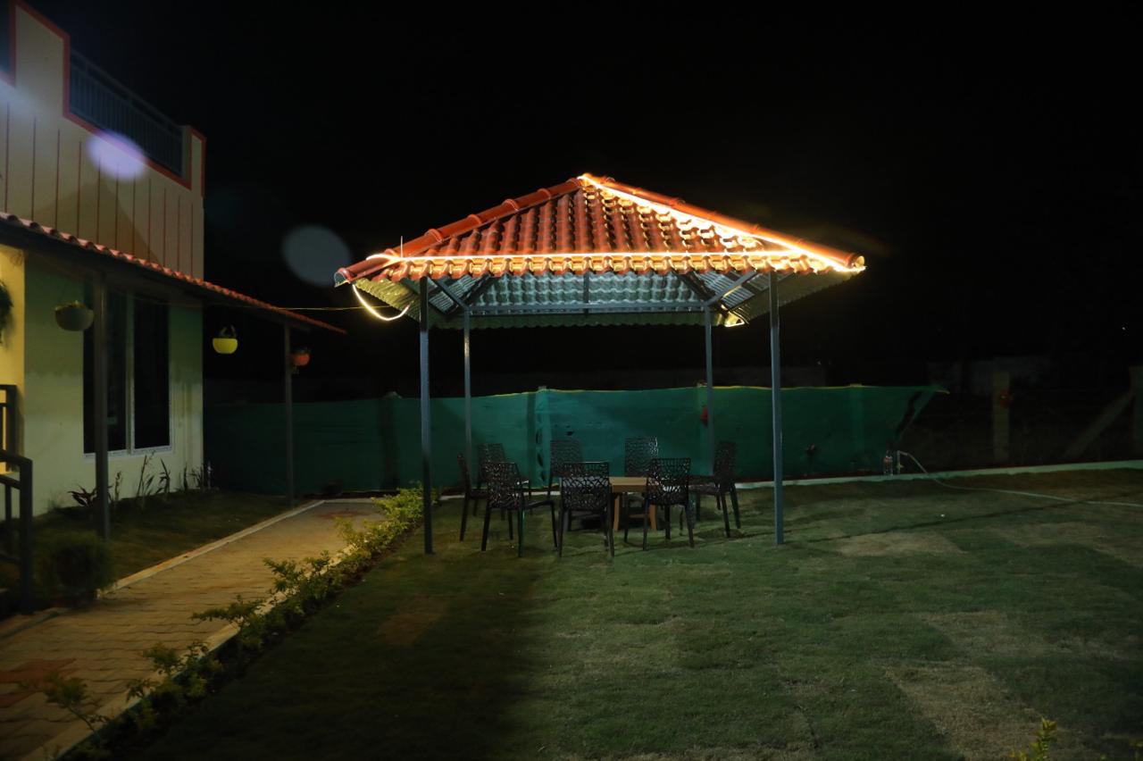 Outdoor Seating Pavilion (Night View)